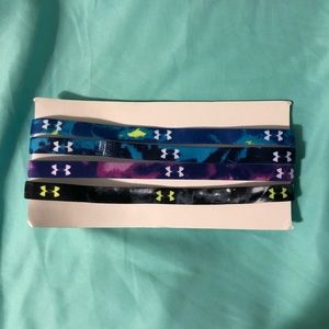 4 Under Armour Headbands (Sold Altogether)